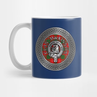 Clan MacKinnon Crest & Tartan Knot Mug